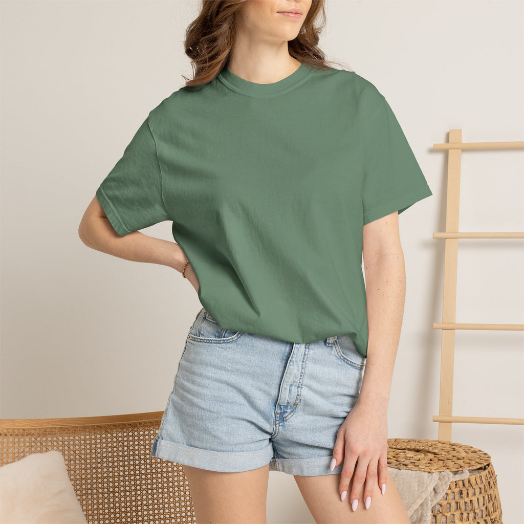 T-Shirt — "CUZ Yknotty" Retro Palm Sunset Graphic Tee