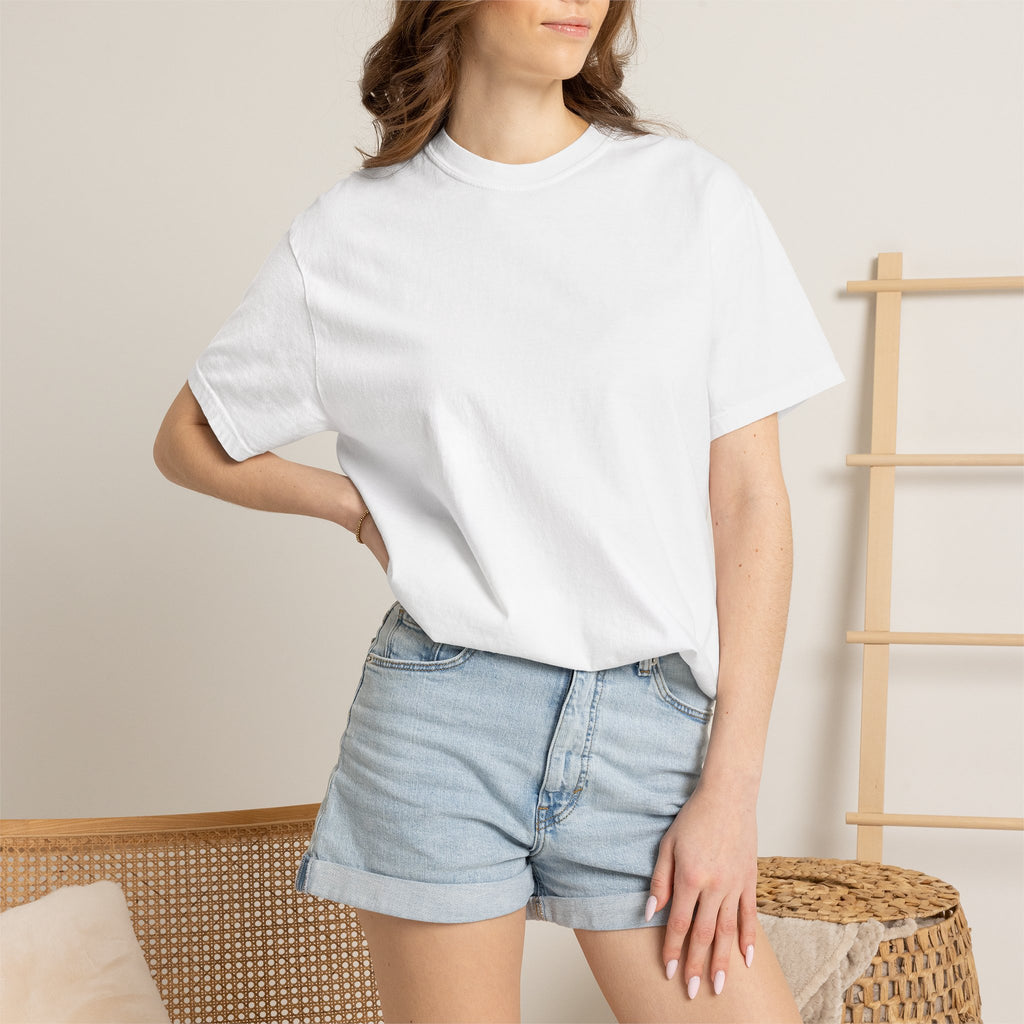 T-Shirt — "CUZ Yknotty" Retro Palm Sunset Graphic Tee